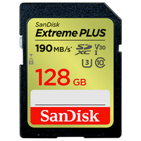 サンディスク Extreme PLUS SDXC UHS-Iカード 128GB SDSDXWA128GJNJIP
