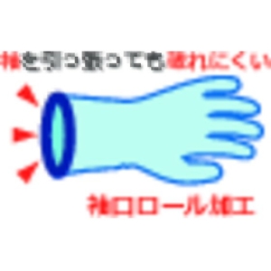 東和コーポレーション ビニスター/塩化ビニール手袋 トワローブパールうす手 ホワイト SS FC416EP-3774155-イメージ3