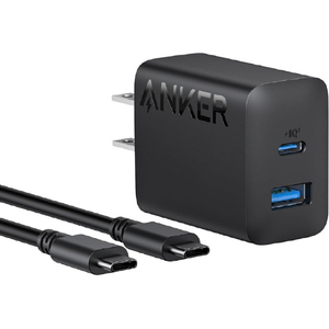 Anker Charger (20W・2-Port) with USB-C & USB-C ケーブル ブラック B2348N11-イメージ1