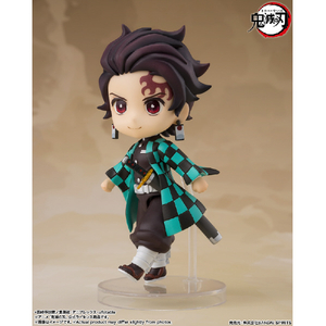 バンダイスピリッツ Figuarts mini 竈門炭治郎 (煉獄杏寿郎の鍔の日輪刀ver．) FMINIｶﾏﾄﾞﾀﾝｼﾞﾛｳﾚﾝｺﾞｸﾂﾊﾞ-イメージ5