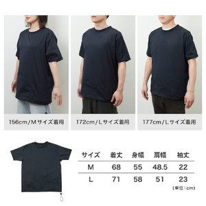 サンコー T Shirt & Fan(L) ブラック EDFT26HBKL-イメージ2