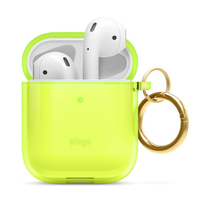 elago CLEAR CASE for AirPods/AirPods 2nd Charging/AirPods 2nd Wireless Neon Yellow EL_APACSTPCE_NY