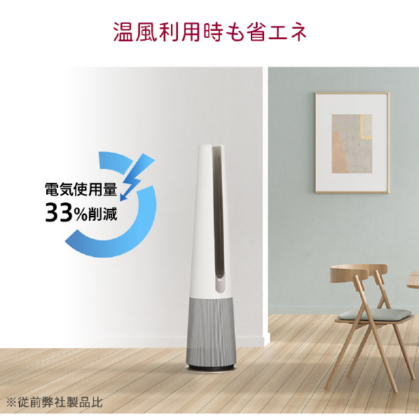 LGエレクトロニクス 温風・送風機能付き 3in1空気清浄機 ベージュ FS157PBP0 ターボ