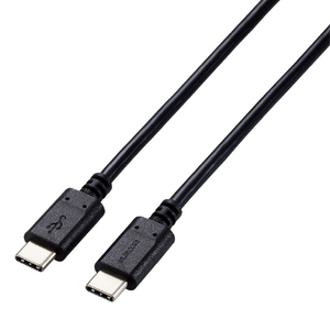 エレコム USB2.0ケーブル 2.0m(認証品、USB Type-C to USB Type-C) ブラック U2C-CC5PC20NBK エレコム USB2.0ケーブル 2.0m(認証品、USB Type-C to USB Type-C) ブラック U2C-CC5PC20NBK