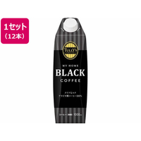 伊藤園 TULLY’S COFFEE BLACK 1L×12本 FCC6453