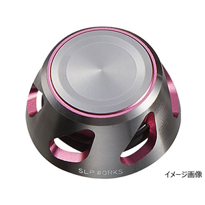 SLPWORKS SLPW/22スピニングハンドルキャップ S シルバー・ピンク FC048NZ-イメージ1