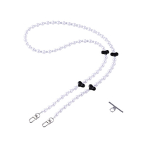 エレコム ショルダーストラップビーズ ブラック P-STSDH1BEPALBK