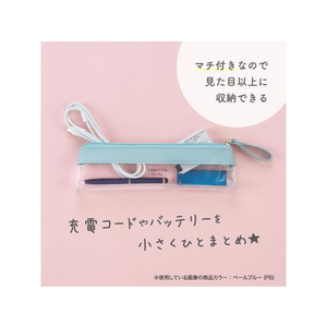 セキセイ ラポルタ クリアケース クリアクリア スリムPEN ライトグレー FC740NZ-LA-6331-61-イメージ6