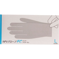 ファーストレイト NPVグローブ FC クリア Lサイズ 100枚 FC585PU-FR-6693