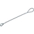 トラスコ中山 TRUSCO ワイヤロープスリング Bタイプ アルミロック 12mm×3m FC596GW-8370584-イメージ1