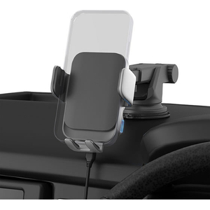 カシムラ 自動開閉式ワイヤレス充電ホルダー 自動誘導吸盤取付 FCK646D-KW61-イメージ2