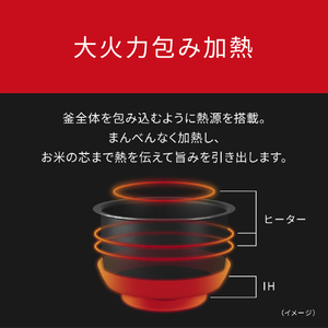 パナソニック 可変圧力IH炊飯ジャー(5．5合炊き) ブラック SR-N310D-K-イメージ11