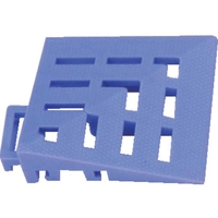 ミヅシマ工業 カラースノコジョイントRE コーナー 75mm×75mm 青 FC736HV-4497368