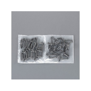 エスコ 平ゴムロープ金具セット 10組 黒 30mm FCB506N-EA628WL-93A-イメージ2