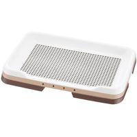 リッチェル お掃除簡単 ステップトレー レギュラー ダークブラウン FC66353