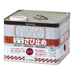 サンデーペイント スーパー油性さび止 JIS 赤錆 7L FCE482Z-#258314-イメージ1