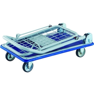 トラスコ中山 プレス製台車 ドンキーカート 折畳式簡易2段 FC040HP-8564185-イメージ3