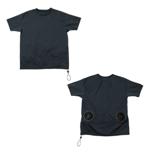 サンコー T Shirt & Fan(M) ブラック EDFT26HBKM-イメージ1