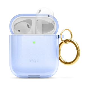 elago CLEAR CASE for AirPods/AirPods 2nd Charging/AirPods 2nd Wireless Aqua Blue EL_APACSTPCE_BL-イメージ2