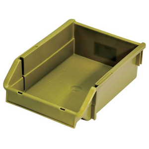 トラスコ中山 T型コンテナ ネスティングタイプ 黄緑 イエローグリーン3.2192285TJ FC140FW-4198999-イメージ1