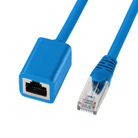 サンワサプライ カテゴリ6STP延長LANケーブル(3m) KB-STP6EX-03BL