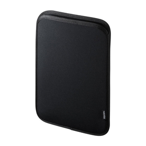 サンワサプライ ネオプレンスリップインタブレットPCケース(10．1型) ブラック PDA-TABS10BKN-イメージ1