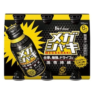 ハウスウェルネスフーズ メガシャキ 100mL×6本 FCN2857-イメージ1