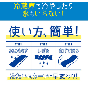 白元アース アイスノン ふって極冷えスカーフ ノルディックフラワー FCR3838-イメージ3