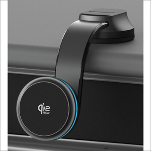 カシムラ Qi2/25Wマグネットワイヤレス充電器 吸盤取付 FCK648D-KW63-イメージ2
