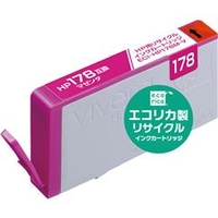 エコリカ リサイクルインクカートリッジ マゼンタ ECI-HP178M-V