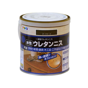 アサヒペン 水性ウレタンニス 0.7L ダークオーク FC649PJ-イメージ1