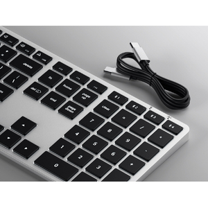SATECHI Slim X3 Bluetooth Backlit Keyboard - US Layout SATECHI Silver PST-BTSX3S-イメージ2