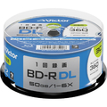 ビクター 録画用BD-R 1-6倍速 50GB インクジェットプリンター対応 30枚 VBR260RP30SJ2