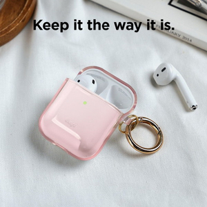 elago CLEAR CASE for AirPods/AirPods 2nd Charging/AirPods 2nd Wireless Lovely Pink EL_APACSTPCE_PK-イメージ3