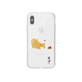 abbi FRIENDS iPhone XS Max用しばたさんクリアケース スイカ ABF14599I65