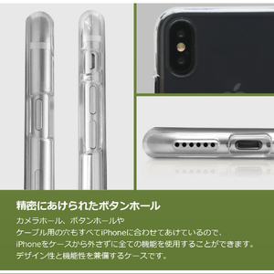 abbi FRIENDS iPhone XS Max用しばたさんクリアケース スイカ ABF14599I65-イメージ3