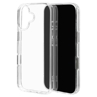ラスタバナナ iPhone 16用RHINOX ハイブリッドケース TPU×アクリル クリア 8115IP461HACL