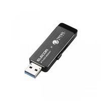エレコム ウィルス対策USB3．0メモリ(Trend Micro・32GB) ブラック MF-TRU332GBK