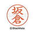 シヤチハタ ネームペン用ネーム シルバー 既製 坂倉 FC46933-X-GPS-1162