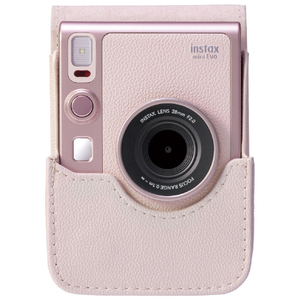 富士フイルム instax mini Evoカメラケース ジェントルローズ INSMINIEVOCAMERACASEPINK-イメージ3