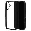 ラスタバナナ iPhone 16用RHINOX ハイブリッドケース TPU×アクリル ブラック×クリア 8116IP461HABK