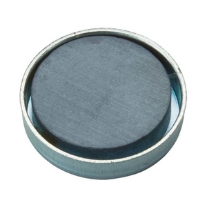 トラスコ中山 TRUSCO/キャップ付フェライト磁石 外径17.5mm×厚み5mm 1個 11.765 FC277EF-4151917-イメージ1