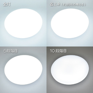 オーム電機 LEDシーリングライト 12畳用 調光 昼光色 LE-Y38D12MK-イメージ3