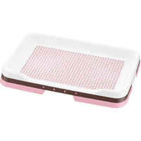 リッチェル お掃除簡単 ステップトレー レギュラー ライトピンク FC66355