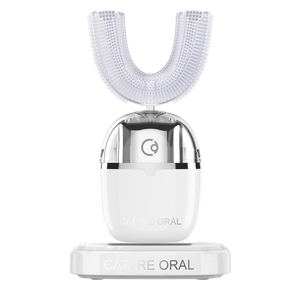 カトレ オーラル音波振動電動歯ブラシ Cattre Oral ホワイト CTL-600-イメージ1
