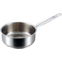 Sambonet パデルノ 浅型片手鍋 蓋無 1008-24cm 電磁 FC410LS-6264900