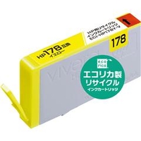 エコリカ リサイクルインクカートリッジ イエロー ECI-HP178Y-V