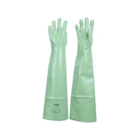 uvex 耐溶剤手袋 ルビフレックス NB60S XL グリーンXL0.525.47.8- FC500FE-8366671