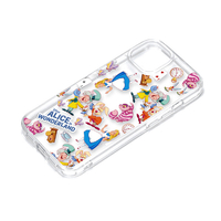 PGA iPhone 15用クリアハイブリッドケース アリス PG-D23APT10ALC