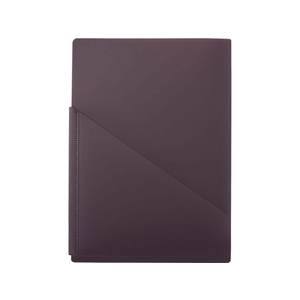 リヒトラブ SELFANA ソリッドホルダー A4 オープンポケットボルドーブラック FC037PJ-F7201-3-イメージ3